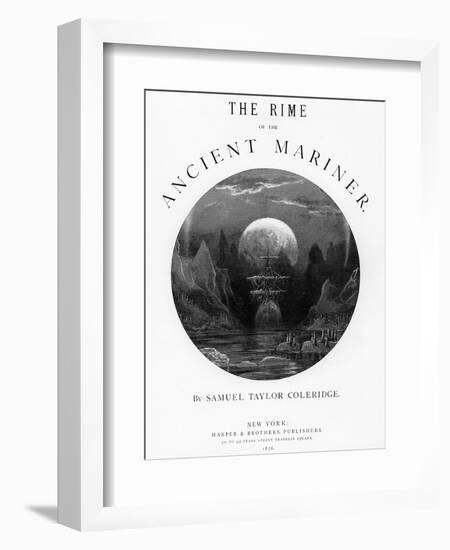 Title Page from 'The Rime of the Ancient Mariner' by S.T. Coleridge, Published by Harper and Brothe-Gustave Doré-Framed Giclee Print