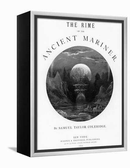 Title Page from 'The Rime of the Ancient Mariner' by S.T. Coleridge, Published by Harper and Brothe-Gustave Doré-Framed Premier Image Canvas