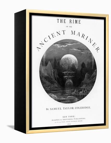 Title Page from 'The Rime of the Ancient Mariner' by S.T. Coleridge, Published by Harper and Brothe-Gustave Doré-Framed Premier Image Canvas