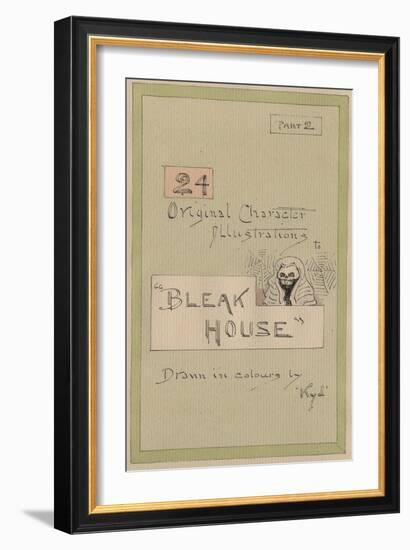 Title Page, Illustrations for 'Bleak House', Part 2, C.1920s-Joseph Clayton Clarke-Framed Giclee Print