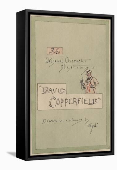 Title Page, Illustrations for 'David Copperfield', C.1920s-Joseph Clayton Clarke-Framed Premier Image Canvas