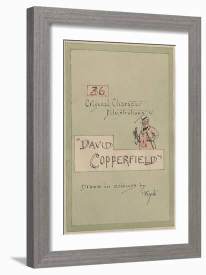 Title Page, Illustrations for 'David Copperfield', C.1920s-Joseph Clayton Clarke-Framed Giclee Print