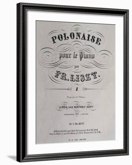 Title Page of Collection of Polish Dances-null-Framed Giclee Print