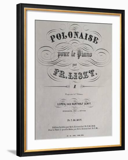 Title Page of Collection of Polish Dances-null-Framed Giclee Print