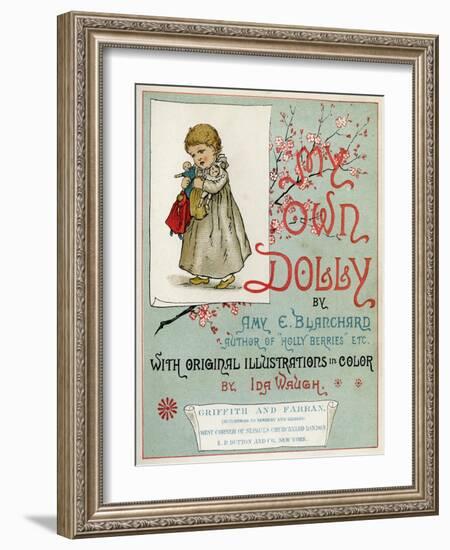 Title Page of 'My Own Dolly'-Ida Waugh-Framed Art Print