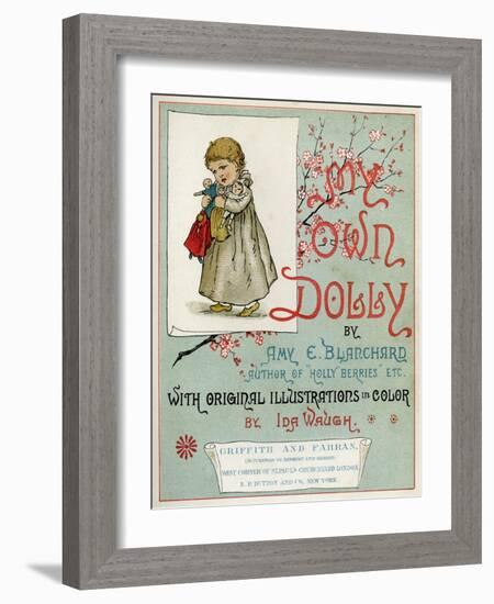 Title Page of 'My Own Dolly'-Ida Waugh-Framed Art Print