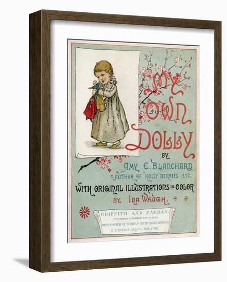 Title Page of 'My Own Dolly'-Ida Waugh-Framed Art Print