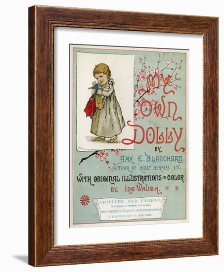 Title Page of 'My Own Dolly'-Ida Waugh-Framed Art Print