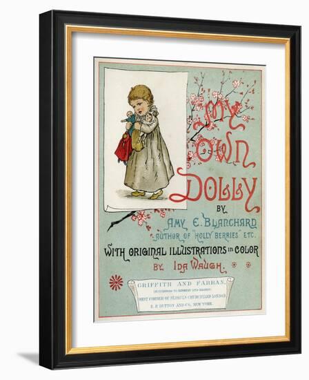 Title Page of 'My Own Dolly'-Ida Waugh-Framed Art Print