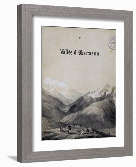 Title Page of Score for Obermann's Valley-Franz Liszt-Framed Giclee Print