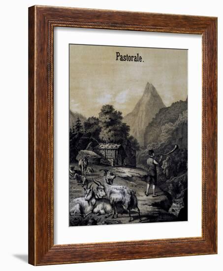 Title Page of Score for Pastoral-Franz Liszt-Framed Giclee Print