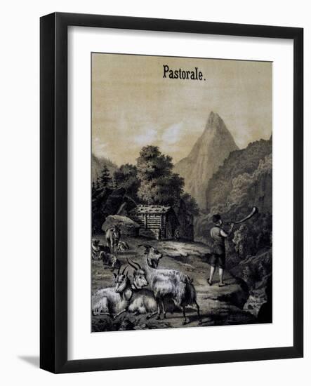Title Page of Score for Pastoral-Franz Liszt-Framed Giclee Print