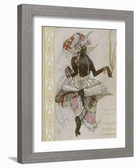 Title Page of Souvenir Program for Ballets Russes-Léon Bakst-Framed Giclee Print