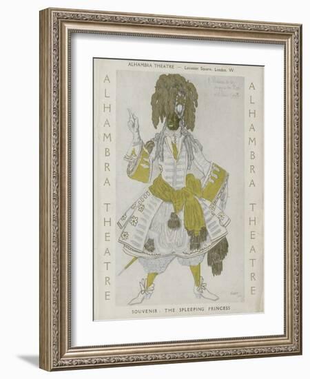 Title Page of Souvenir Program for Ballets Russes-Léon Bakst-Framed Giclee Print