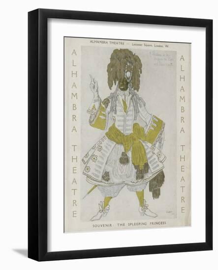 Title Page of Souvenir Program for Ballets Russes-Léon Bakst-Framed Giclee Print