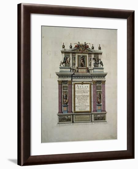 Title Page of the Atlas Nouveau Contenant Toutes Les Parties Du Monde-null-Framed Giclee Print