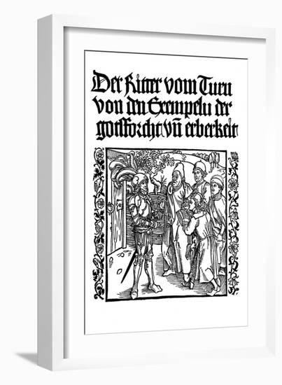 Title Page of the Book of the Knight of the Tower, C1495-Albrecht Durer-Framed Giclee Print