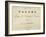 Title Page of Waltz for Piano-Muzio Clementi-Framed Giclee Print