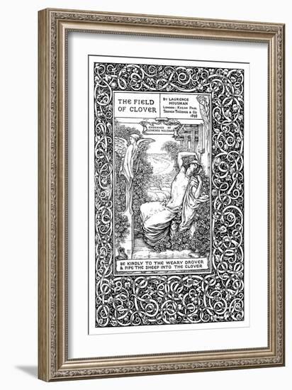 Title Page to the Field of Clover, 1899-Clemence Housman-Framed Giclee Print