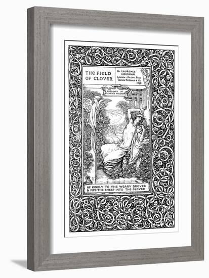 Title Page to the Field of Clover, 1899-Clemence Housman-Framed Giclee Print