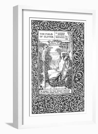 Title Page to the Field of Clover, 1899-Clemence Housman-Framed Giclee Print