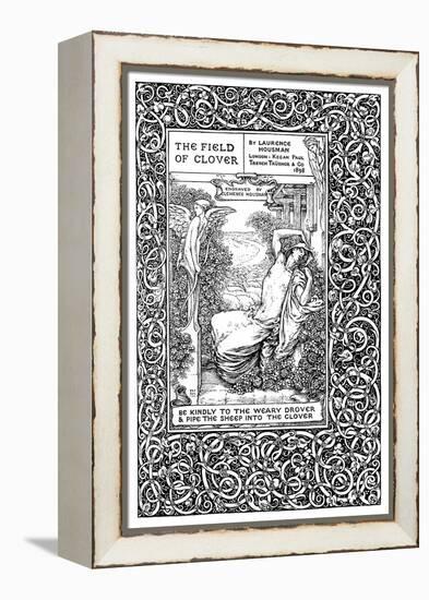 Title Page to the Field of Clover, 1899-Clemence Housman-Framed Premier Image Canvas