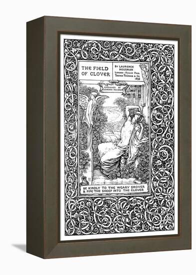 Title Page to the Field of Clover, 1899-Clemence Housman-Framed Premier Image Canvas