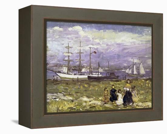 Title Unknown-Maurice Brazil Prendergast-Framed Premier Image Canvas