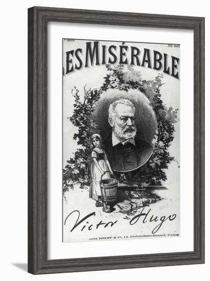 Titlepage of the First Edition of "Les Miserables" by Victor Hugo (1802-85)-null-Framed Giclee Print