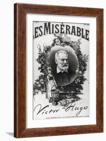Titlepage of the First Edition of "Les Miserables" by Victor Hugo (1802-85)-null-Framed Giclee Print