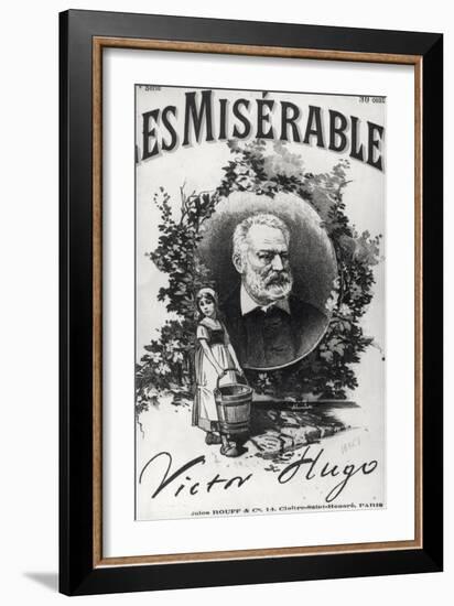 Titlepage of the First Edition of "Les Miserables" by Victor Hugo (1802-85)-null-Framed Giclee Print