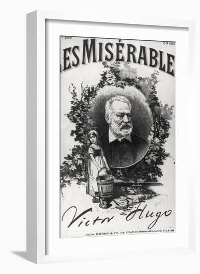 Titlepage of the First Edition of "Les Miserables" by Victor Hugo (1802-85)-null-Framed Giclee Print