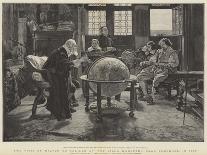 Visit of John Milton to Galileo at the Villa D'Arcetri, Near Florence, Italy-Tito Lessi-Framed Giclee Print