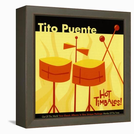 Tito Puente, Hot Timbales-null-Framed Stretched Canvas