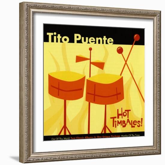 Tito Puente, Hot Timbales--Framed Art Print