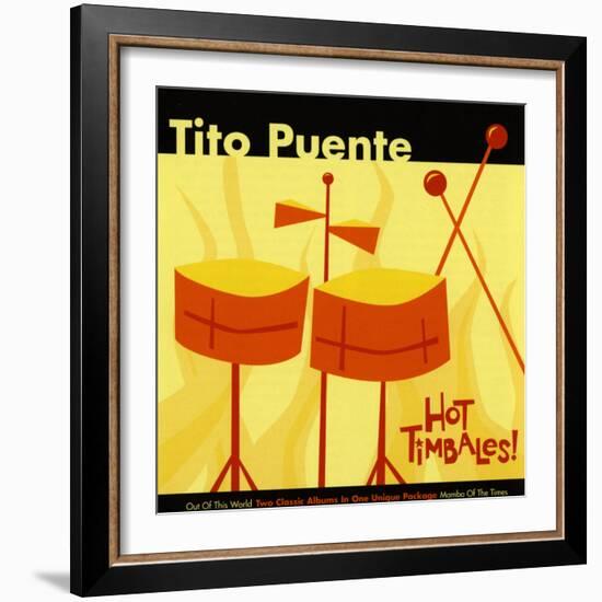 Tito Puente, Hot Timbales-null-Framed Art Print