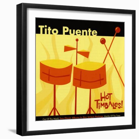 Tito Puente, Hot Timbales--Framed Art Print