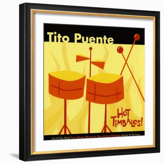 Tito Puente, Hot Timbales--Framed Art Print