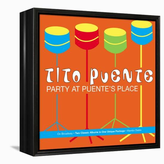 Tito Puente, Party at Puente's Place-null-Framed Stretched Canvas