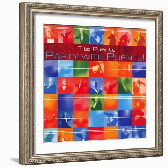 Tito Puente - Party with Puente!-null-Framed Art Print