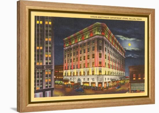 Titsche-Goettinger Department Store, Dallas, Texas-null-Framed Stretched Canvas