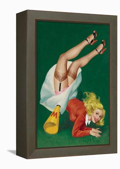 Titter Magazine; Cheerleader-Peter Driben-Framed Stretched Canvas