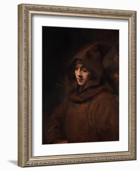 Titus as a Monk, 1660-Rembrandt van Rijn-Framed Giclee Print