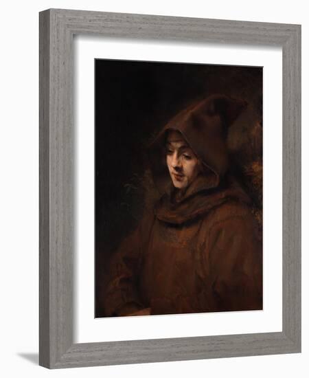 Titus as a Monk, 1660-Rembrandt van Rijn-Framed Giclee Print
