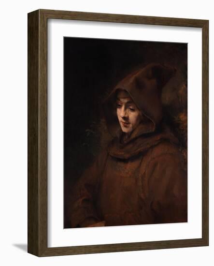 Titus as a Monk, 1660-Rembrandt van Rijn-Framed Giclee Print