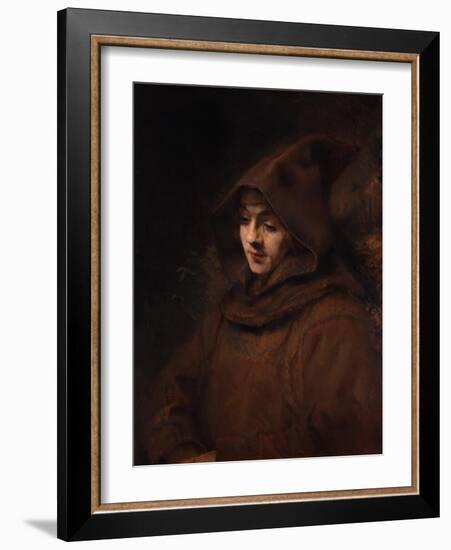 Titus as a Monk, 1660-Rembrandt van Rijn-Framed Giclee Print