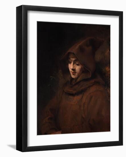 Titus as a Monk, 1660-Rembrandt van Rijn-Framed Giclee Print