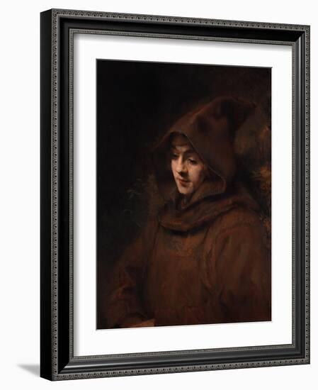 Titus as a Monk, 1660-Rembrandt van Rijn-Framed Giclee Print