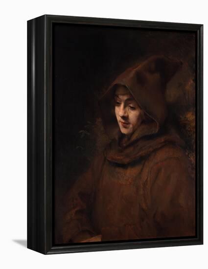 Titus as a Monk, 1660-Rembrandt van Rijn-Framed Premier Image Canvas