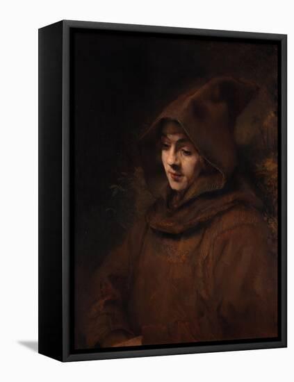 Titus as a Monk, 1660-Rembrandt van Rijn-Framed Premier Image Canvas